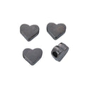 DIY Vintage Zinc Alloy Smooth Heart Spacer Beads With Small Hole For Bracelets Necklaces view 5