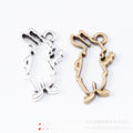 Zinc Alloy Rabbit Charm Pendant No.964133 for DIY Necklace Bracelet Jewelry Making view 1