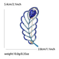 Alloy Hollow Leaf Brooch Elegant Floral Lapel Pin For Clothing view 5