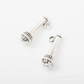 Antique Silver Zinc Alloy Microphone Charm Pendant for DIY Necklace Bracelet Jewelry Making view 2