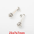 Antique Silver Zinc Alloy Microphone Charm Pendant for DIY Necklace Bracelet Jewelry Making view 1