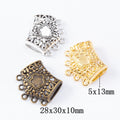 Zinc Alloy Scarf Charm Pendant for DIY Necklace Bracelet Jewelry Making view 1