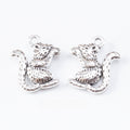 Antique Silver Zinc Alloy Squirrel Charm Pendant for DIY Necklace Bracelet Jewelry Making view 1