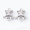 Gold Zinc Alloy Charm Pendant No.069039 for DIY Necklace Bracelet Jewelry Making view 2