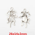 Gold Zinc Alloy Dog Charm Pendant for DIY Necklace Bracelet Jewelry Making view 5