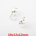 Antique Silver Zinc Alloy Barbell Charm Pendant No.643700 for DIY Necklace Bracelet Jewelry Making view 1