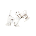 Zinc Alloy Dog Charm Pendant No.847929 for DIY Necklace Bracelet Jewelry Making view 3