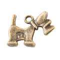 Zinc Alloy Dog Charm Pendant No.847929 for DIY Necklace Bracelet Jewelry Making view 2