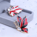 Vintage Alloy Butterfly Brooch Pin Shawl Buckle For Shirts view 4