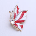 Vintage Alloy Butterfly Brooch Pin Shawl Buckle For Shirts view 2