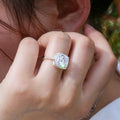 Korean Style Sparkling Creative Zircon Women Ring, Eight Hearts Eight Arrows CZ Jewelry view 2
