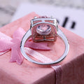 Korean Style Sparkling Creative Zircon Women Ring, Eight Hearts Eight Arrows CZ Jewelry view 4
