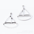 Zinc Alloy Sailboat Charm Pendant No.317485 for DIY Necklace Bracelet Jewelry Making view 2