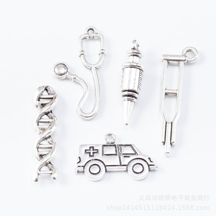 Gold Zinc Alloy Medical Supplies Charm Pendant for DIY Necklace Bracelet Jewelry Making
