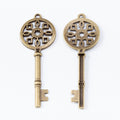 Zinc Alloy Key Charm Pendant No.058586 for DIY Necklace Bracelet Jewelry Making view 3
