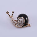 Alloy Enamel Rhinestone Snail Brooch For Insect Fashion Accessories view 6