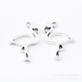 Zinc Alloy Flamingo Charm Pendant No.888503 for DIY Necklace Bracelet Jewelry Making view 3