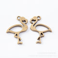 Zinc Alloy Flamingo Charm Pendant No.888503 for DIY Necklace Bracelet Jewelry Making view 2