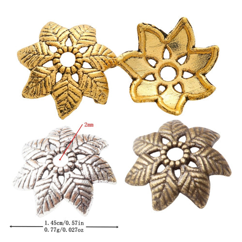 Zinc Alloy Leaf Jewelry Findings Accessories for DIY Jewelry Making