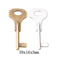 Zinc Alloy Key Charm Pendant No.460154 for DIY Necklace Bracelet Jewelry Making view 1