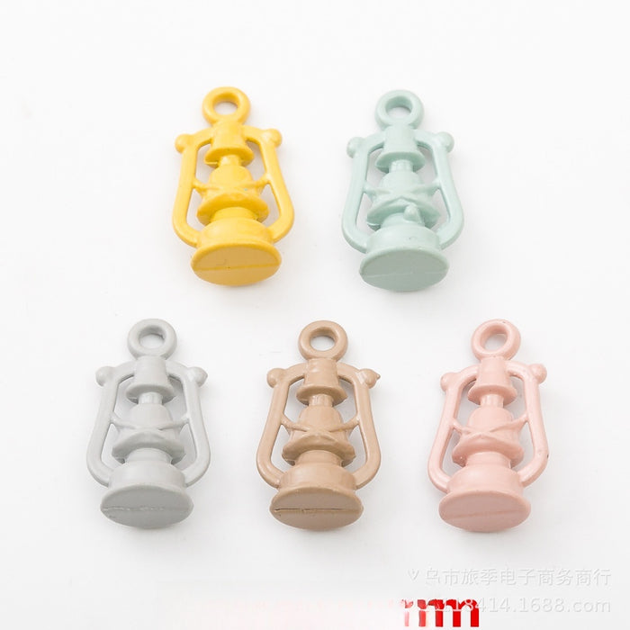 Gold Zinc Alloy Oil Lamp Charm Pendant for DIY Necklace Bracelet Jewelry Making