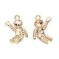 Zinc Alloy Astronaut Charm Pendant for DIY Necklace Bracelet Jewelry Making view 4