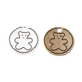 Zinc Alloy Bear Medallion Charm Pendant for DIY Necklace Bracelet Jewelry Making view 4