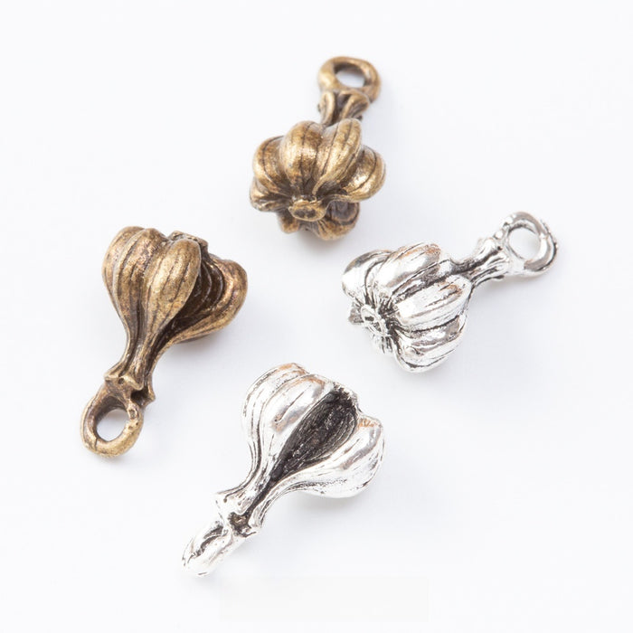 Zinc Alloy Garlic Charm Pendant for DIY Necklace Bracelet Jewelry Making