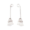 Zinc Alloy Broom Charm Pendant No.477552 for DIY Necklace Bracelet Jewelry Making view 4