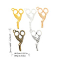 Zinc Alloy Scissors Charm Pendant for DIY Necklace Bracelet Jewelry Making view 1