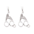 Zinc Alloy Scissors Charm Pendant for DIY Necklace Bracelet Jewelry Making view 3