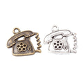 Zinc Alloy Telephone Charm Pendant for DIY Necklace Bracelet Jewelry Making view 4