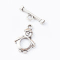 Zinc Alloy Snowman Jewelry Findings Accessories for DIY Jewelry Making view 3