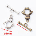 Zinc Alloy Snowman Jewelry Findings Accessories for DIY Jewelry Making view 1