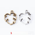 Zinc Alloy Maple Leaf Charm Pendant No.683943 for DIY Necklace Bracelet Jewelry Making view 1