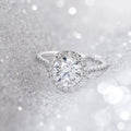 Trendy White Gold Plated Zircon Three Piece Stack Ring Set For Women Fashion Jewelry view 2