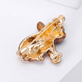 Alloy Cartoon Pug Dog Brooch Pin For Pet Lover Clothing Decoration view 3