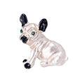 Alloy Cartoon Pug Dog Brooch Pin For Pet Lover Clothing Decoration view 5
