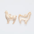 Zinc Alloy Alpaca Charm Pendant for DIY Necklace Bracelet Jewelry Making view 3