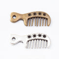 Zinc Alloy Comb Charm Pendant No.210511 for DIY Necklace Bracelet Jewelry Making view 1
