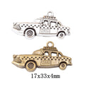 Zinc Alloy Taxi Charm Pendant for DIY Necklace Bracelet Jewelry Making view 1