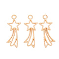 Zinc Alloy Shooting Star Charm Pendant for DIY Necklace Bracelet Jewelry Making view 5