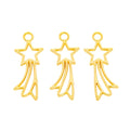 Zinc Alloy Shooting Star Charm Pendant for DIY Necklace Bracelet Jewelry Making view 4