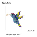 Fashion Alloy Rhinestone Bird Brooch Pin For Suits And Cardigans view 6