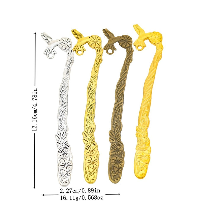 Zinc Alloy Bookmark Charm Pendant for DIY Necklace Bracelet Jewelry Making