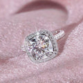 Luxury Square Cubic Zirconia Full Pave Women's Ring For Engagement Wedding Jewelry view 3