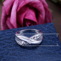Fashion Smooth Hollow X Cross Open Ring For Women European American Style Jewelry view 5