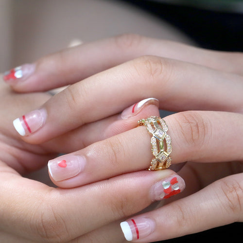 Creative Fashion Street Hip Hop Style Couples Matching Rings Direct Jewelry