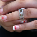 Creative Fashion Street Hip Hop Style Couples Matching Rings Direct Jewelry view 3
