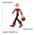 Korean Style Alloy Enamel Bag Girl Brooch Pin For Handbags view 5